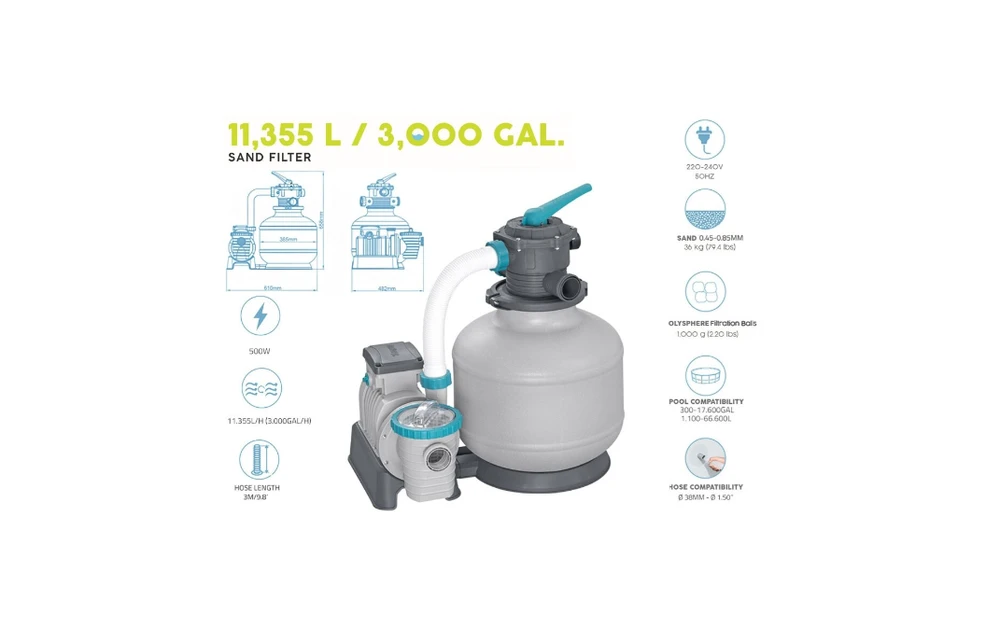 „BestWay“ smėlio filtras „Flowclear“ (11355L)