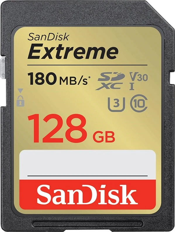 Atminties kortelė SANDISK EXTREME 128GB Micro SDXC CLASS10