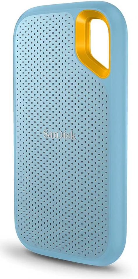 Išorinis kietasis diskas SanDisk Extreme Portable SSD 1 TB, SDSSDE61-1T00-G25B, Šviesiai mėlynas