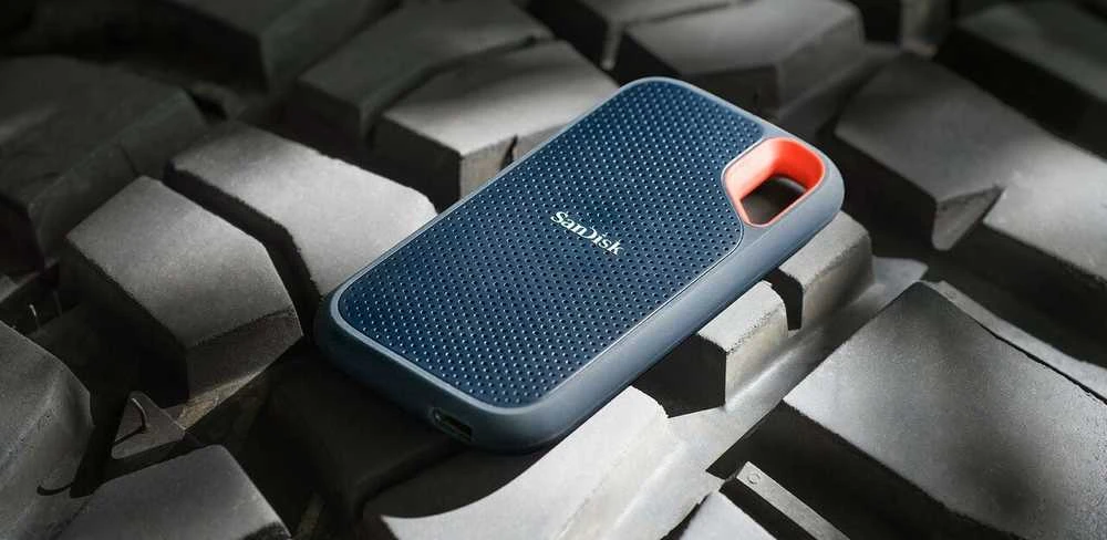 Išorinis kietasis diskas SanDisk Extreme Portable 2 TB, SDSSDE61-2T00-G25, Juodas