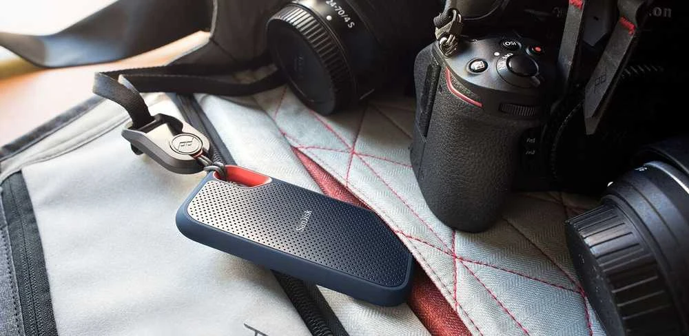 Išorinis kietasis diskas SanDisk Extreme Portable 2 TB, SDSSDE61-2T00-G25, Juodas