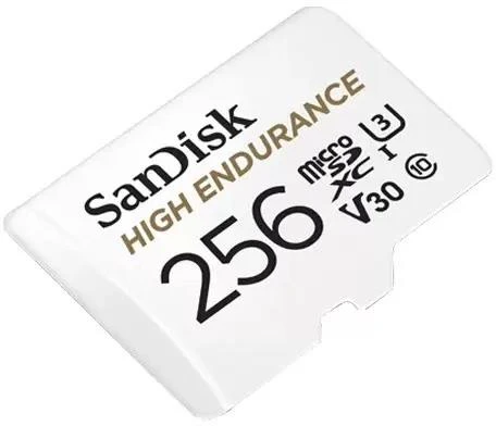 SanDisk High Endurance Micro SDXC 256GB V30 + Adapteris