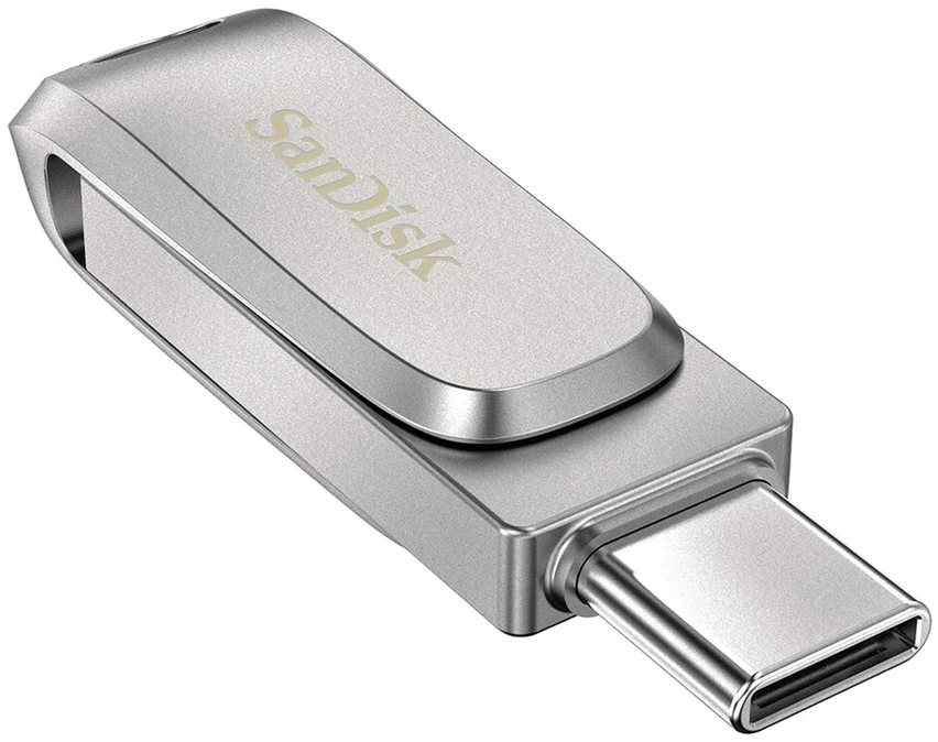 SanDisk Ultra Dual Drive Luxe USB flash drive 512 GB USB Type-A / USB Type-C 3.2 Gen 1 (3.1 Gen 1) Nerūdijantis plienas