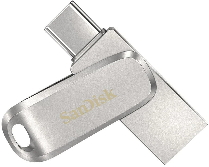 SanDisk Ultra Dual Drive Luxe USB flash drive 512 GB USB Type-A / USB Type-C 3.2 Gen 1 (3.1 Gen 1) Nerūdijantis plienas