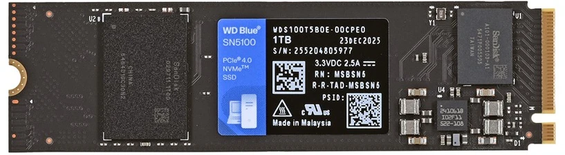 Sandisk Western Digital 1TB WD Mėlyna® SN5100 NVMe™ SSD