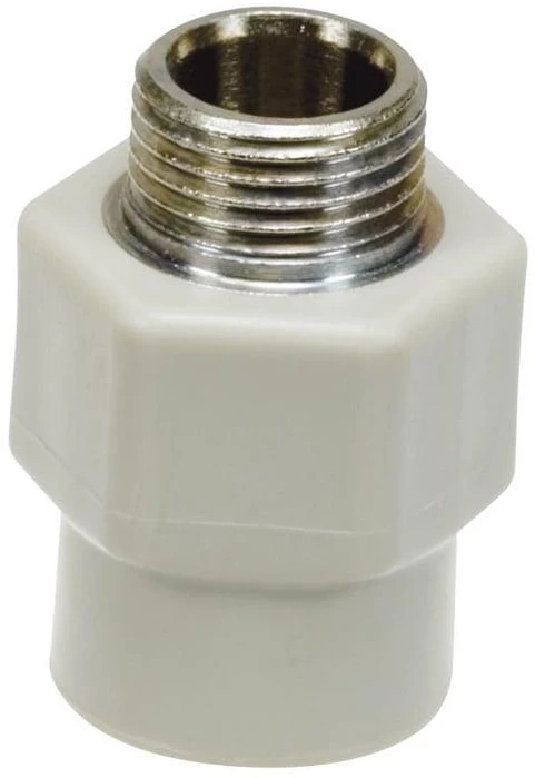 Sanitas Tarpmovė 23.2020B PPR, 20 mmx1/2" metal. išor. sriegis