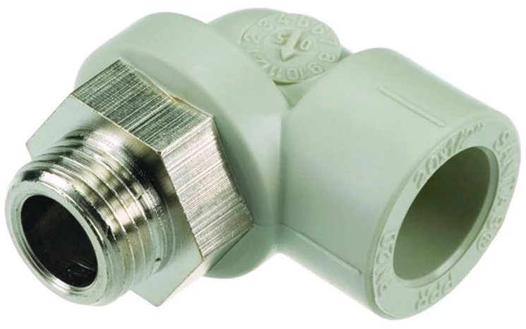 Sanitas Alkūnė 25.2020 PPR, 20 mm x1/2″ išorinis sriegis