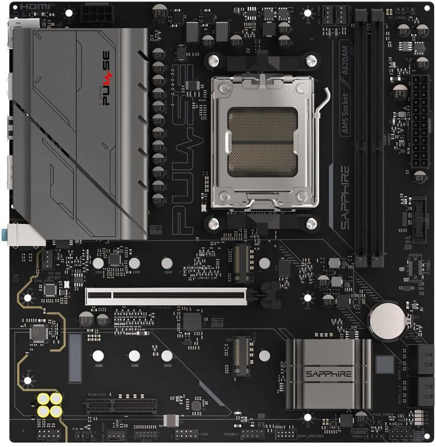 Sapphire PULSE A620AM AMD A620A Socket AM5 micro ATX pagrindinė plokštė