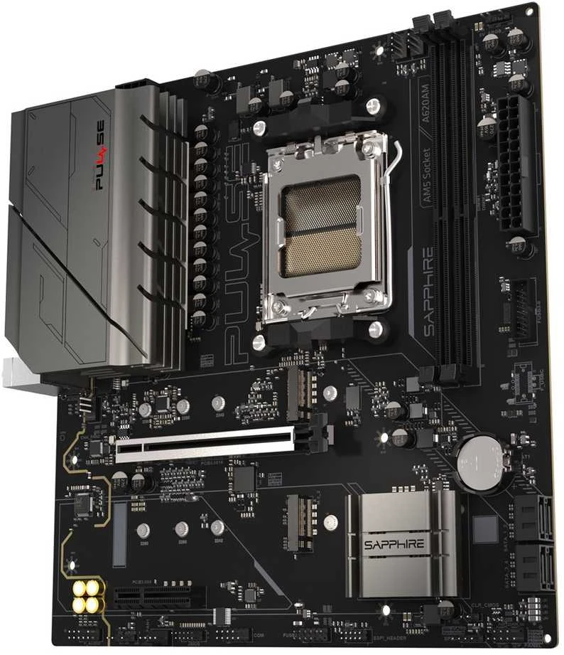 Sapphire PULSE A620AM AMD A620A Socket AM5 micro ATX pagrindinė plokštė