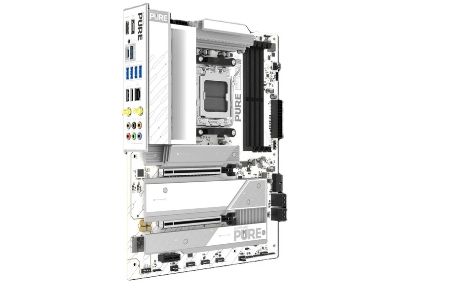 „Sapphire Pure X870A WiFi7“, AMD X870 pagrindinė plokštė – AM5 lizdas, DDR5