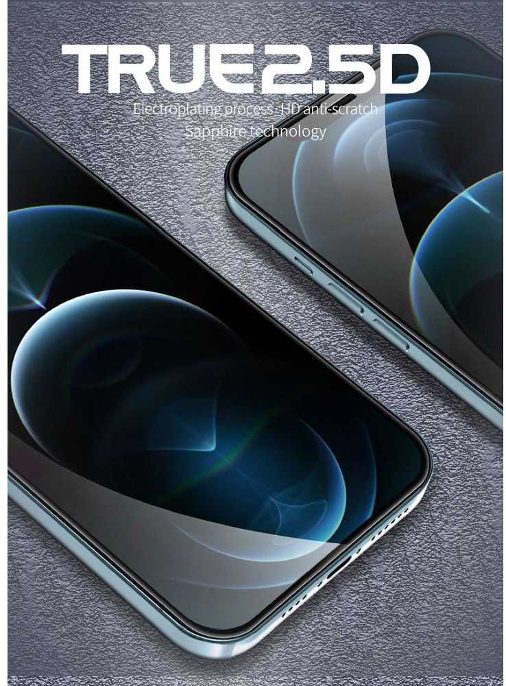 X-ONE 2.5D pilnas dėklas SAPPHIRE - skirtas iPhone 16 Pro / 17 / 17 Pro / 18 / 18 Pro