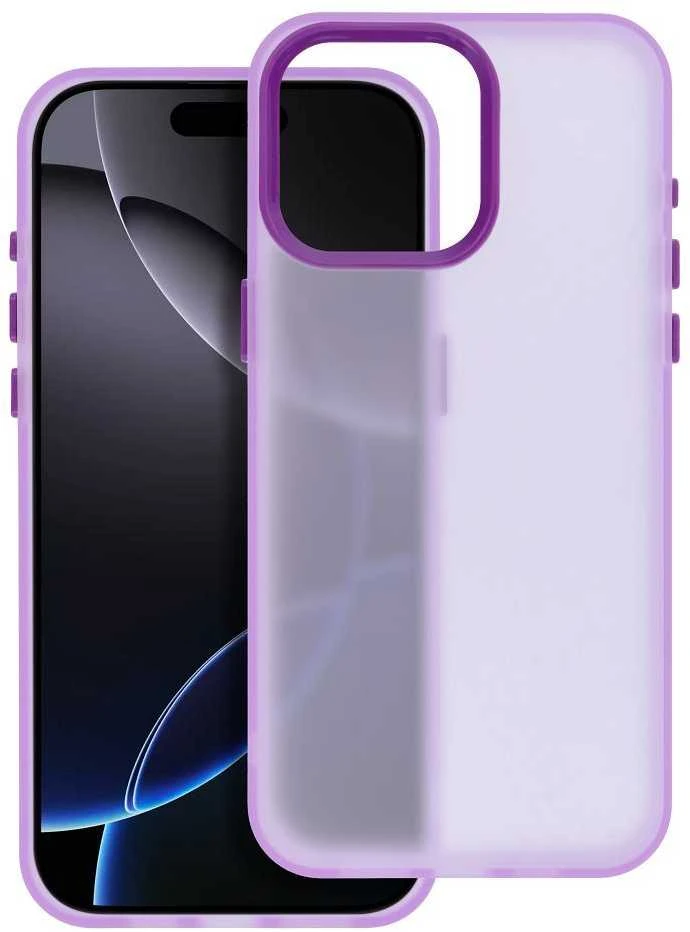 OEM dėklas, skirtas iPhone 17 Pro / 18 Pro (žemas kameros kraštas) Sappy violetinė