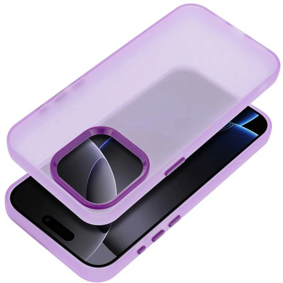OEM dėklas, skirtas iPhone 17 Pro / 18 Pro (žemas kameros kraštas) Sappy violetinė