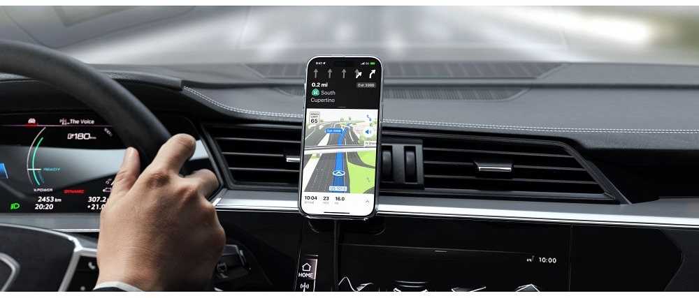 SATECHI Qi2 belaidis automobilinis įkroviklis