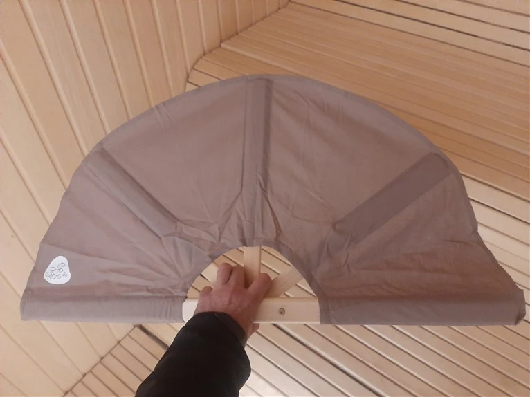 Sauna fan. 50 x 100 cm. various colours
