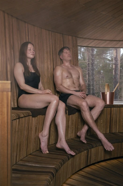 Sauna pad Rento. 50 x 60 cm. ruda col.