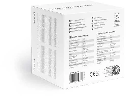 SAVIO BS-042 Bluetooth Speaker 5W, mėlynas
