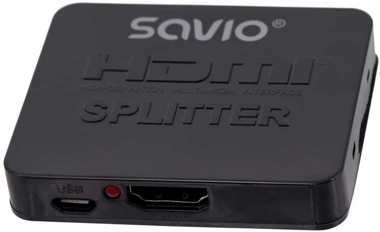 HDMI Skirstytuvas - Savio CL-93 4K 2 Prievadai Juodas