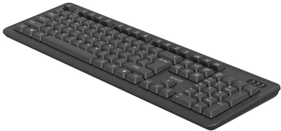 Savio KB-04 klaviatūra Home/Office USB QWERTY UK International Juodas