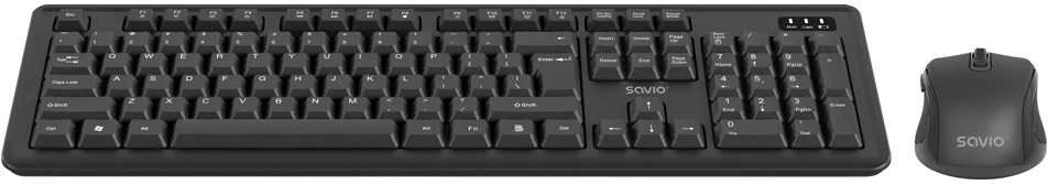 Savio KB-04 klaviatūra Home/Office USB QWERTY UK International Juodas
