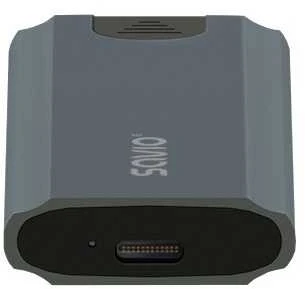 Savio M.2 SSD NVMe išorinio disko korpusas, USB-C 3.1, AK-67, pilkas