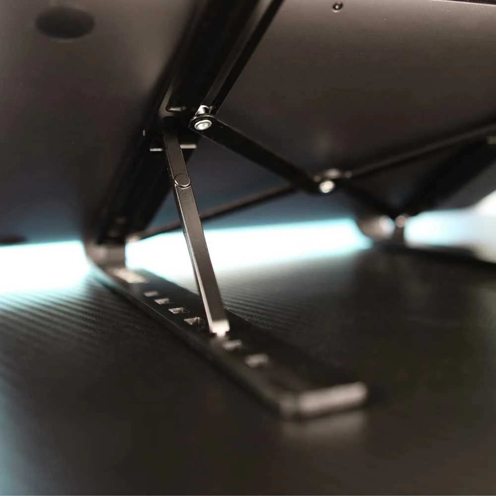 SAVIO PB-05 Office stand for laptop and tablet, juodas, aliuminio