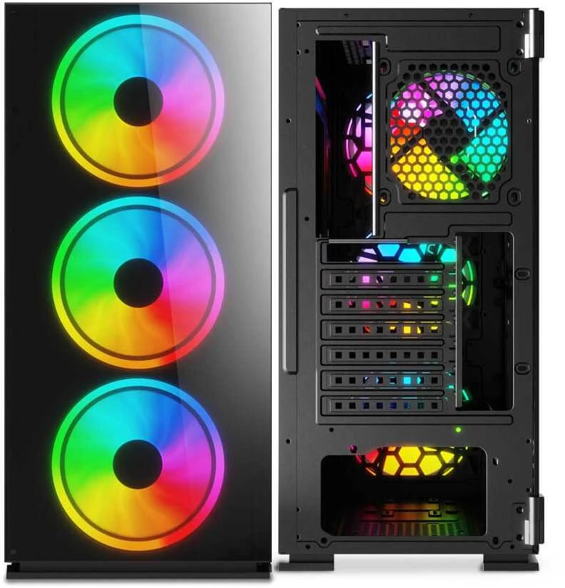 „Savio Prime X1“ ARGB stiklo dėklas (SAVGC-PRIMEX1)