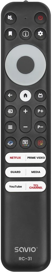 SAVIO RC-31 Universal/replacement remote control for TCL TV – SMART TV