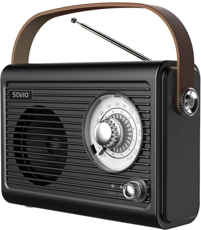 Savio RS-01 radio Portable Juodas