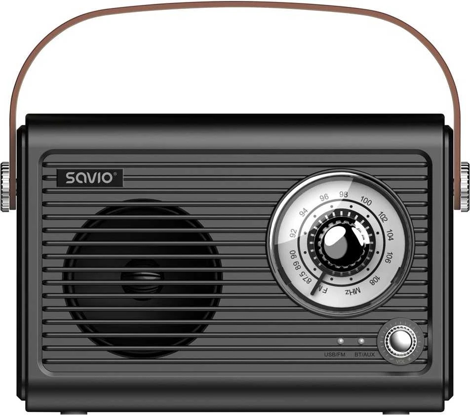 Savio RS-01 radio Portable Juodas