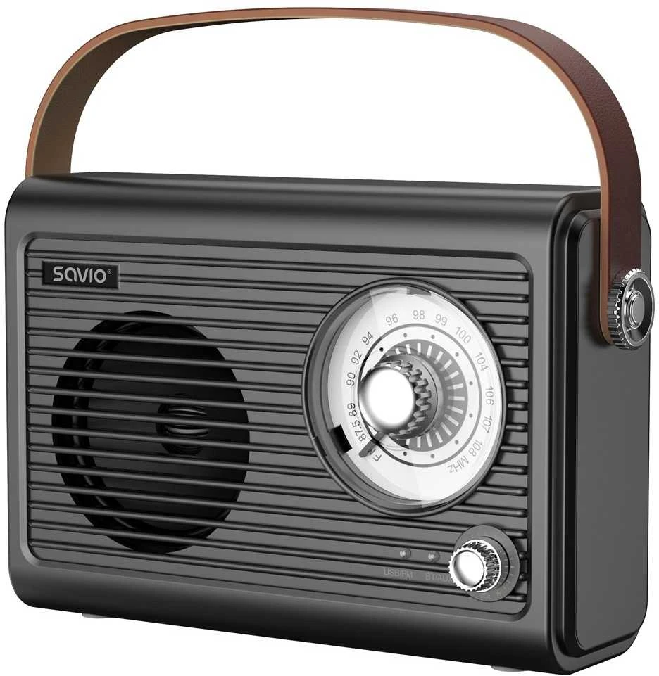 Savio RS-01 radio Portable Juodas