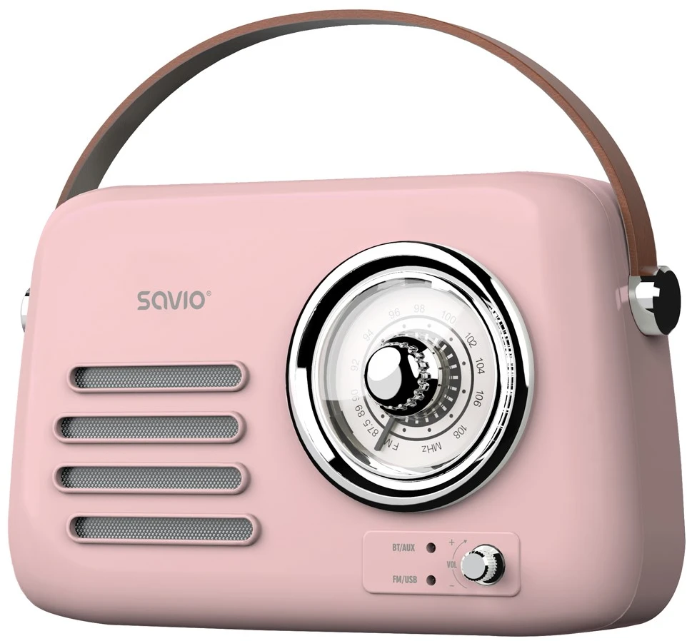 SAVIO RS-03 Portable radio, pink