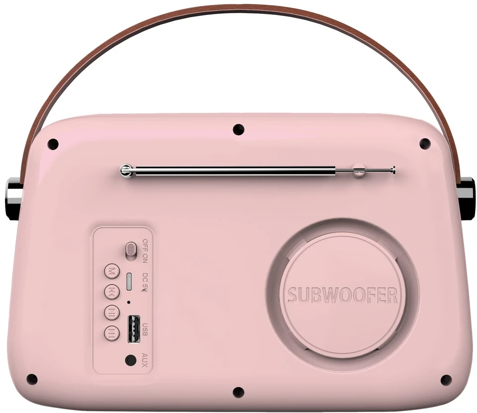 SAVIO RS-03 Portable radio, pink
