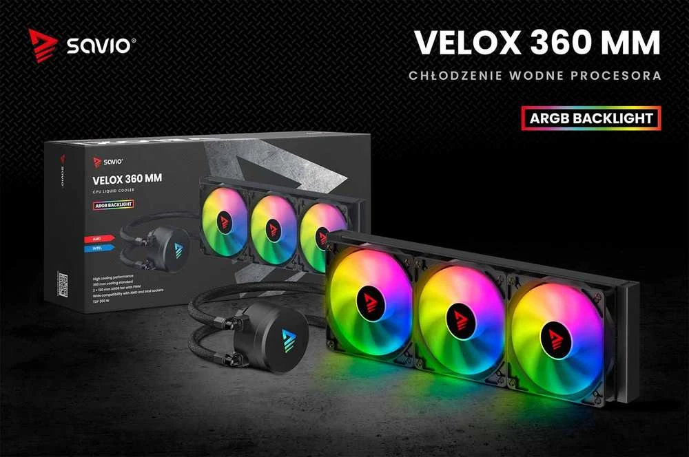 Savio Velox 360 mm ARGB