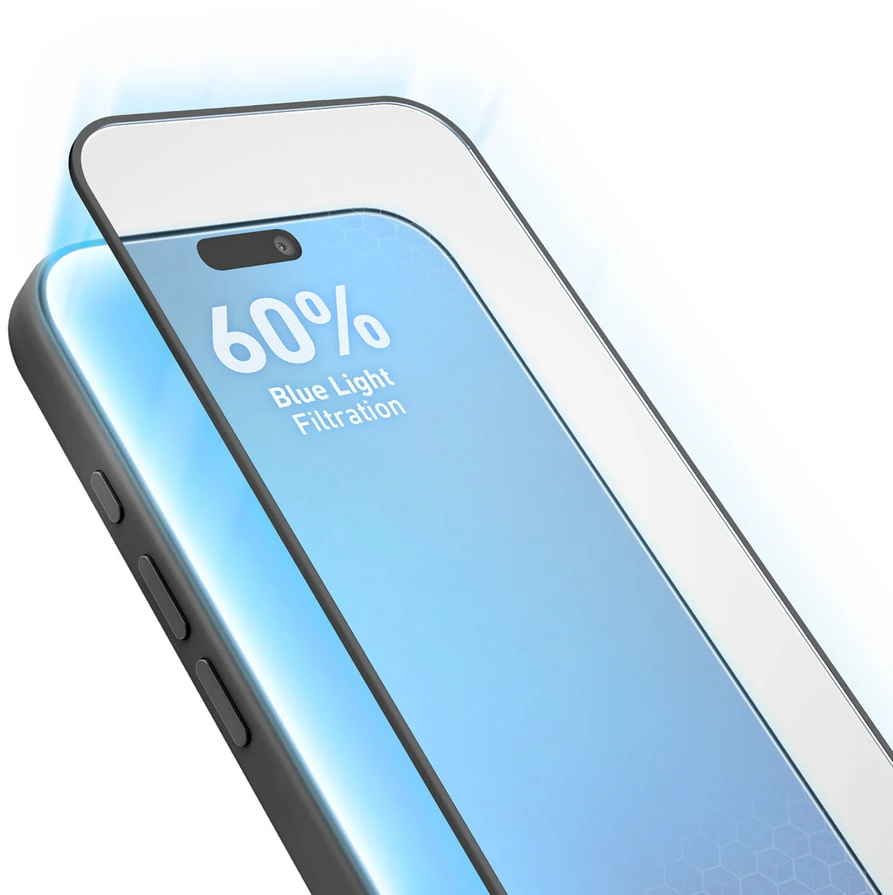 SBS Anti Mėlyna Full Cover Glass for iPhone 18 Pro with Mėlyna Light Filter