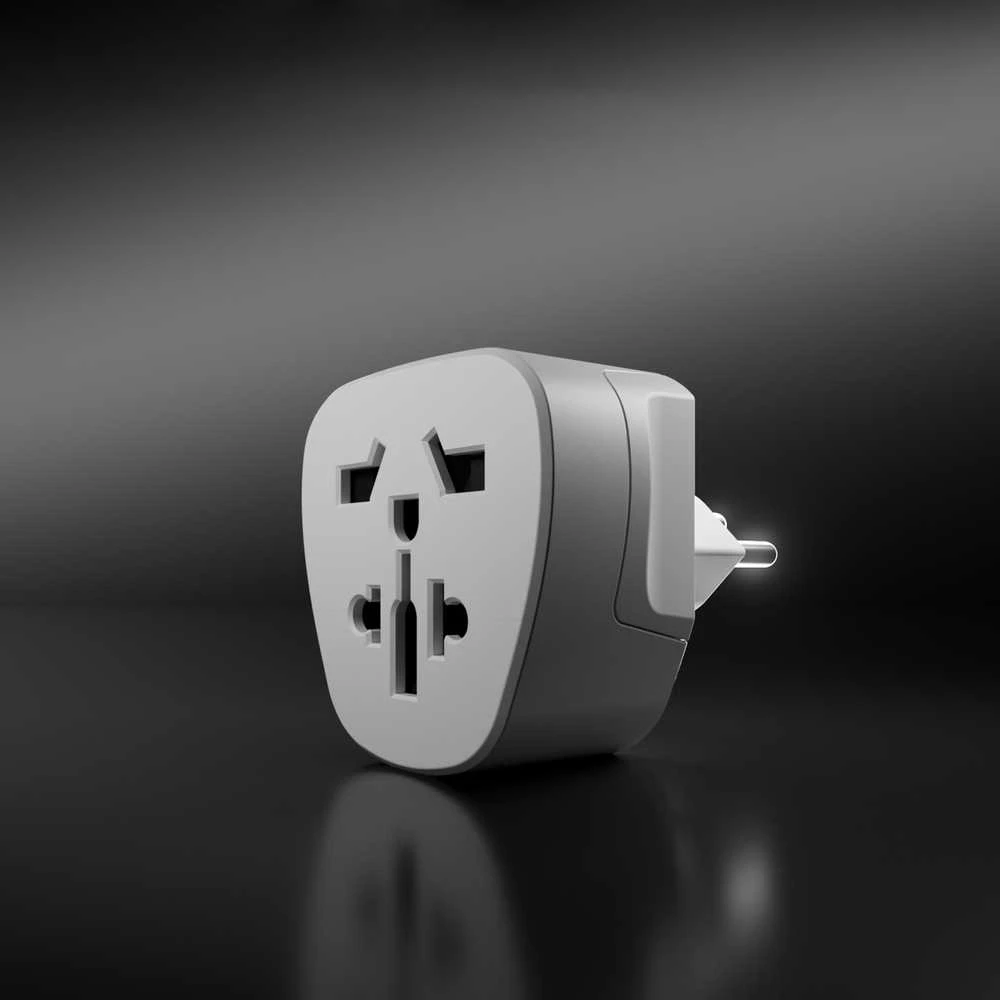 SBS CH Travel Adapteris - Universal - Baltas
