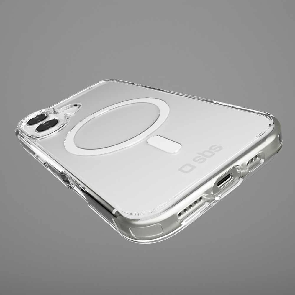 SBS Extreme Mag dėklas su D3O Technology skirtas Apple iPhone 17 – skaidrus