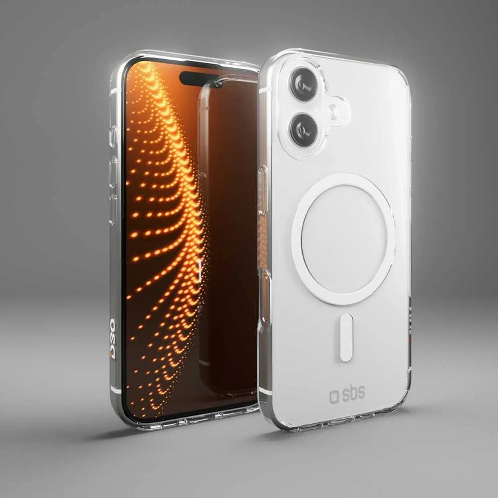 SBS Extreme Mag dėklas su D3O Technology skirtas Apple iPhone 17 – skaidrus