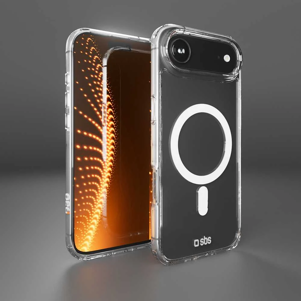SBS Extreme Mag dėklas with D3O Technology skirtas Apple iPhone 17 Air – skaidrus
