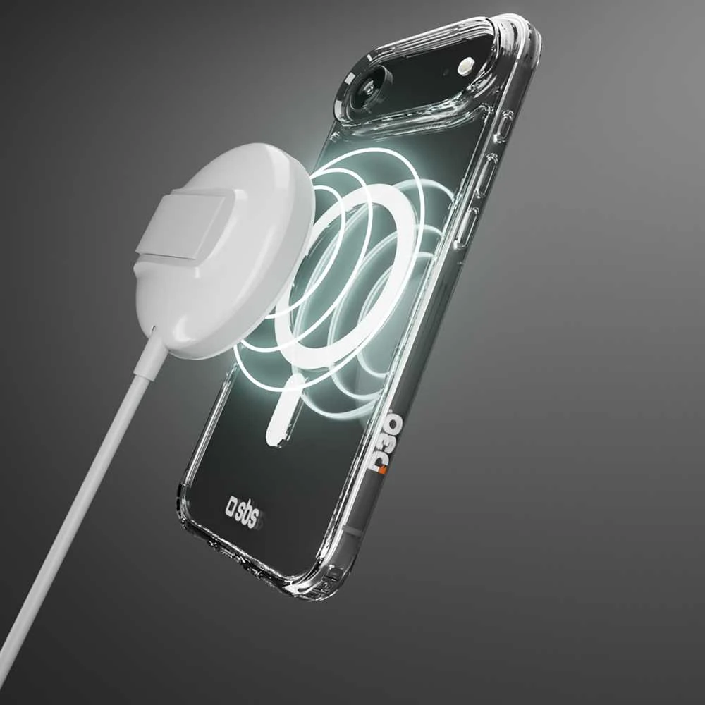 SBS Extreme Mag dėklas with D3O Technology skirtas Apple iPhone 17 Air – skaidrus