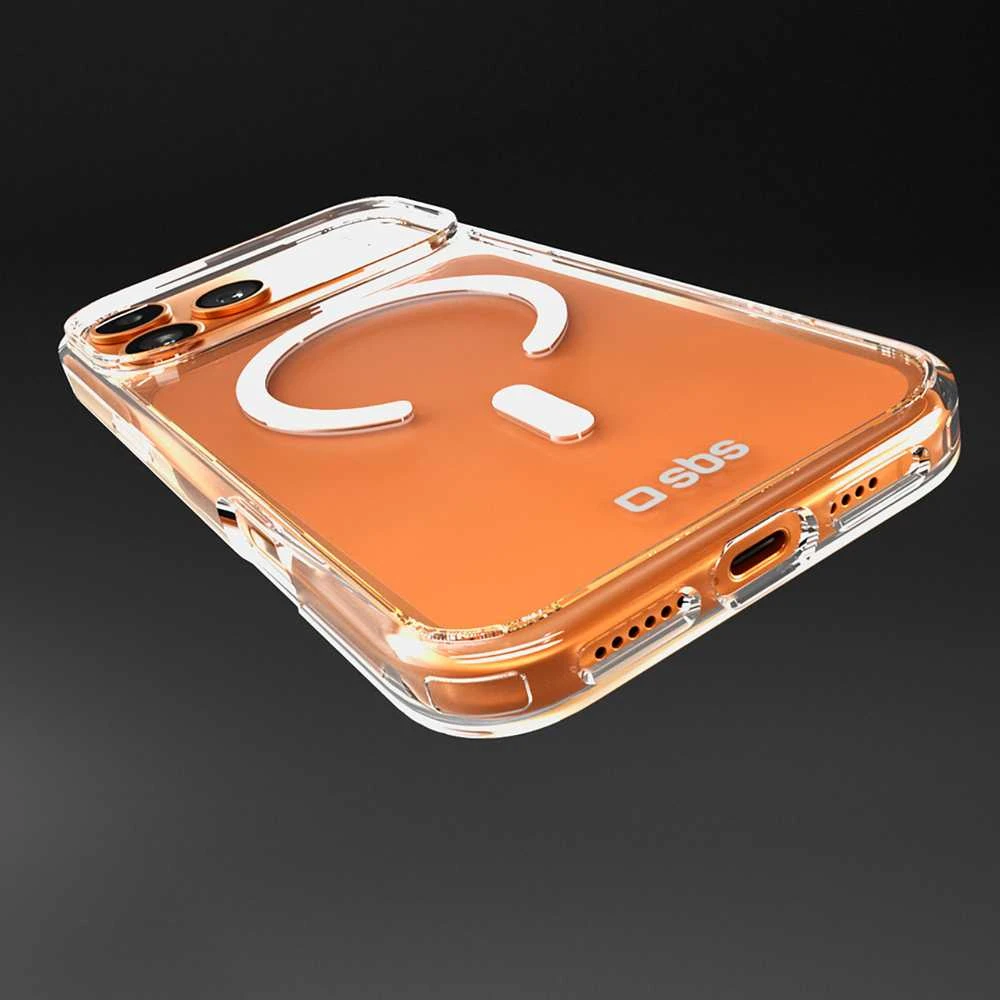 SBS Extreme Mag dėklas su D3O Technology skirtas Apple iPhone 17 Pro Max – skaidrus