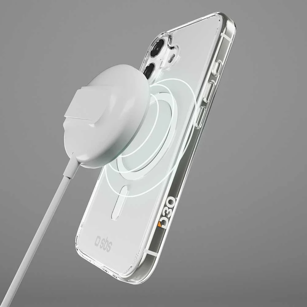 SBS Extreme Mag dėklas su D3O Technology skirtas Apple iPhone 17 – skaidrus