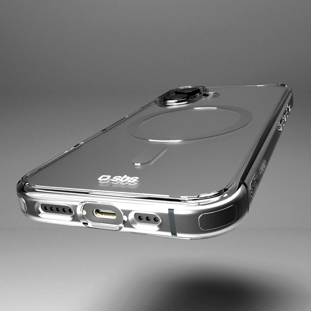 SBS Extreme Mag D3O MagSafe Apple iPhone 16 - dėklas telefonui skaidrus