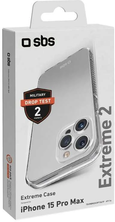 Dėklas Apple iPhone 15 Pro Max Extreme X2 dangtelis su SBS Transparent