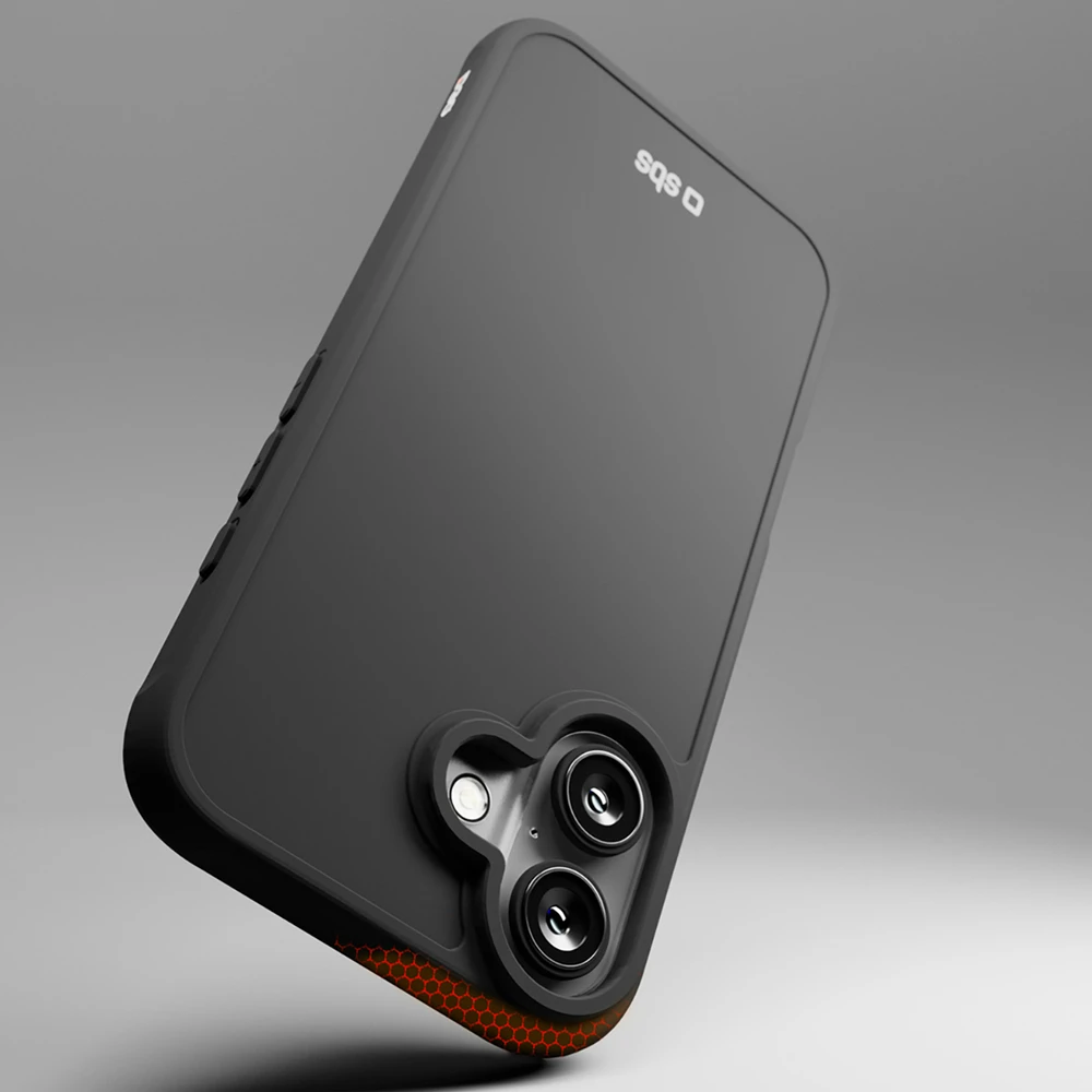 SBS Full Active D3O Apple iPhone 16 – dėklas telefonui juodos spalvos