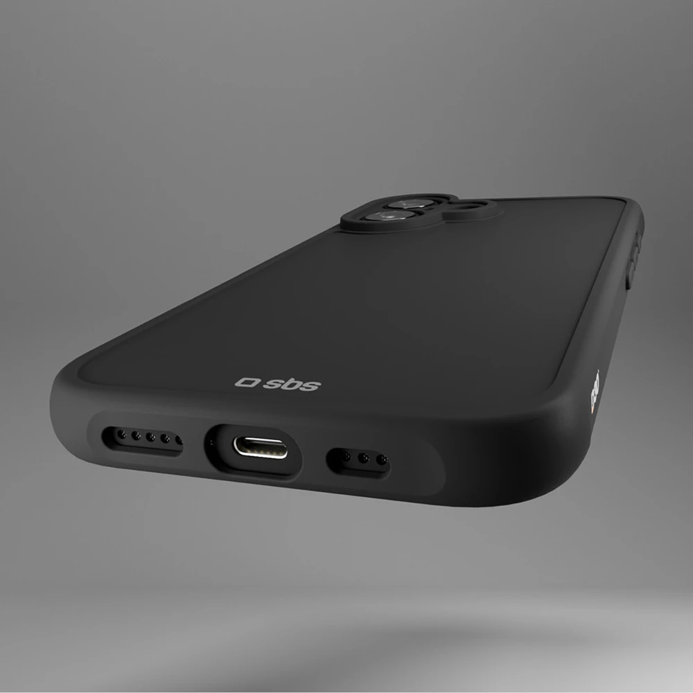 SBS Full Active D3O Apple iPhone 16 – dėklas telefonui juodos spalvos