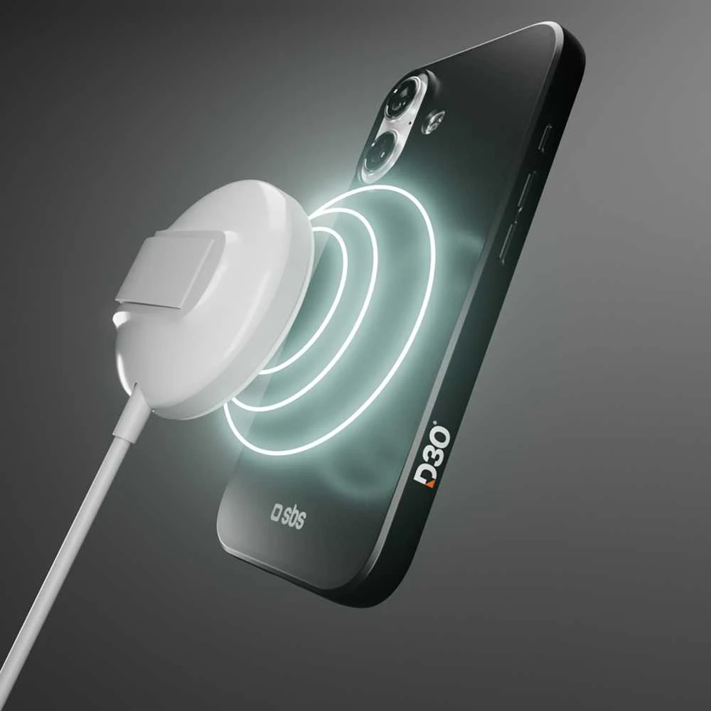 SBS Full Active Mag dėklas with D3O Technology skirtas Apple iPhone 17 – juodos spalvos