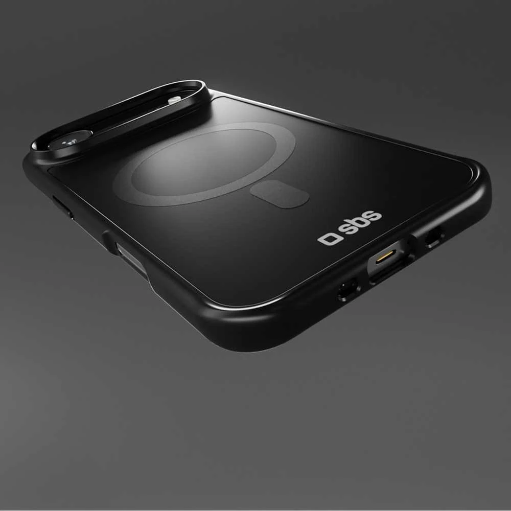 SBS Full Active Mag dėklas with D3O Technology skirtas Apple iPhone 17 Air – juodos spalvos