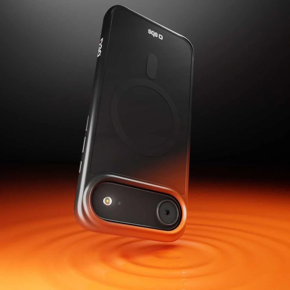 SBS Full Active Mag dėklas with D3O Technology skirtas Apple iPhone 17 Air – juodos spalvos