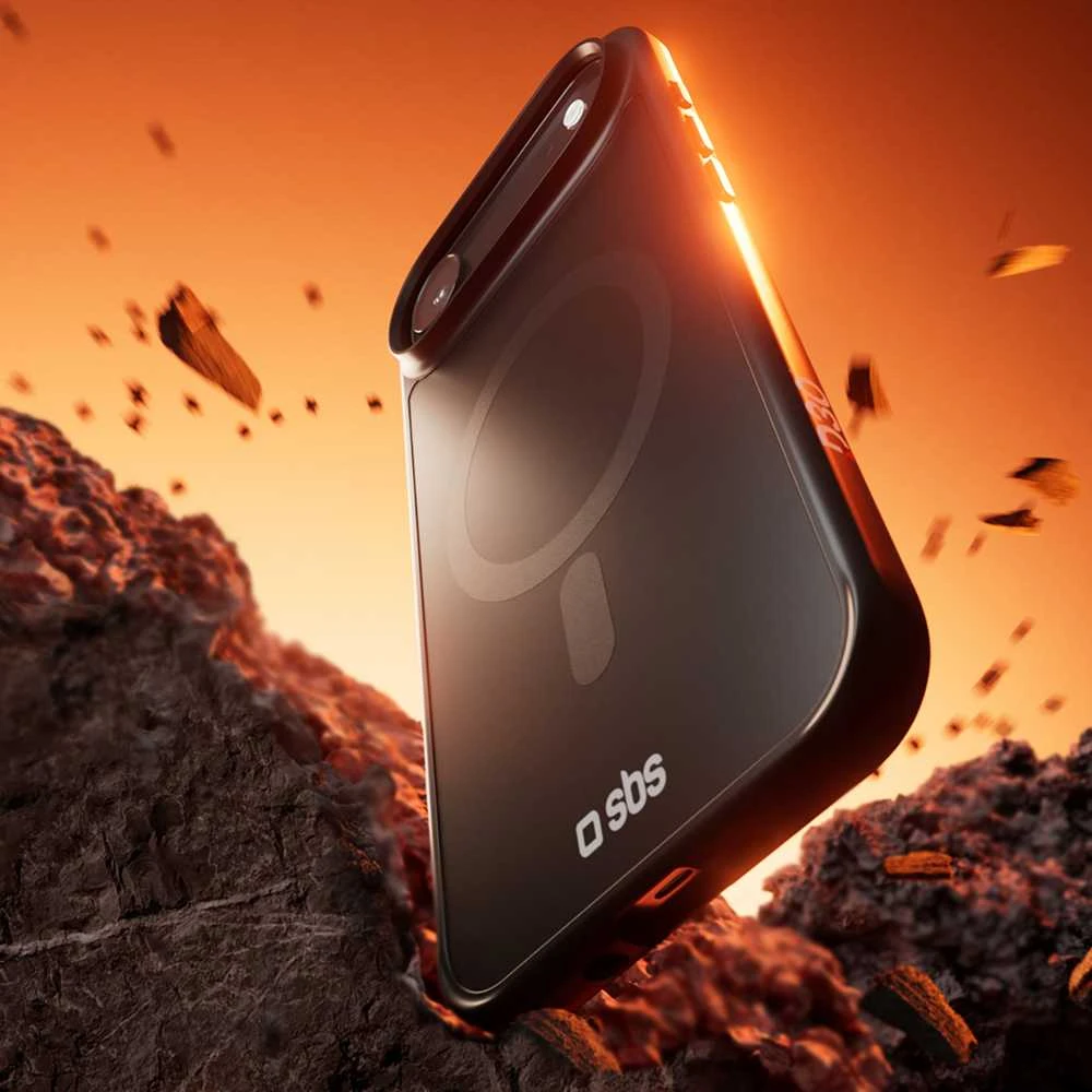 SBS Full Active Mag dėklas with D3O Technology skirtas Apple iPhone 17 Air – juodos spalvos